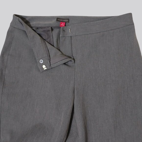 Vince Camuto Gray/Ash Coloured Women's Wide Flare Leg Trouser Pants Size 6 - Picture 3 of 8